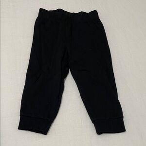 Kids Black Bottoms with elastic waist.